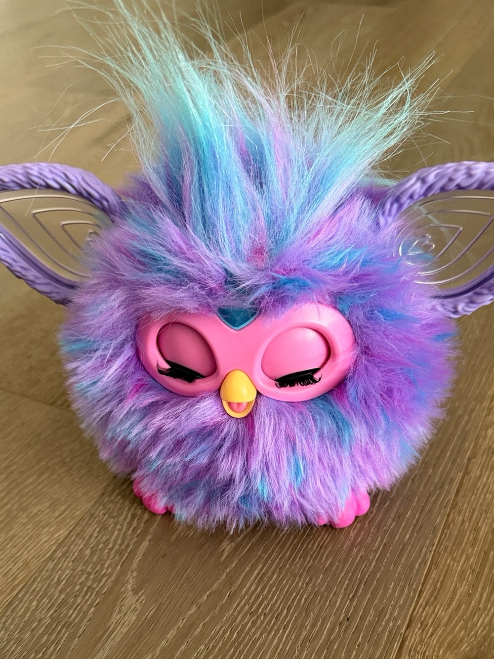 Furby pink & purple plush interactive toy. Gently Used.